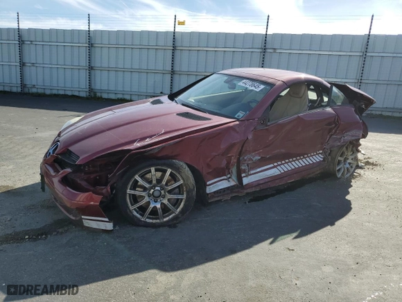 2007 Mercedes-Benz SLK-Class 3.5L with VIN WDBWK56F47F138157, listed as a Copart auction lot 44278645 with 84,704 mi miles and Salvage Title. Bid and sale history available at carsss.com. Image 1.