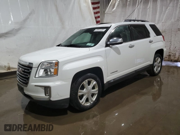 2017 GMC Terrain SLT z VIN 2GKFLUE31H6261964, wystawiony jako Copart lot #50338045 z przebiegiem 169 435 mil mil oraz Czysty tytuł • Clean title. Historia ofert i sprzedaży dostępna na DreamBid. Obrazek 1.