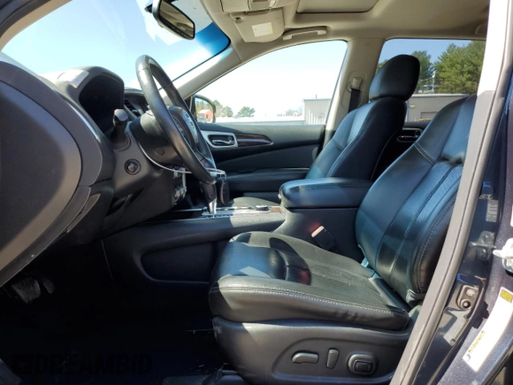 2016 Nissan Pathfinder Platinum with VIN 5N1AR2MM8GC632977, listed as a Copart auction lot 52808275 with 111,490 mi miles and Salvage Title. Bid and sale history available at carsss.com. Image 7.
