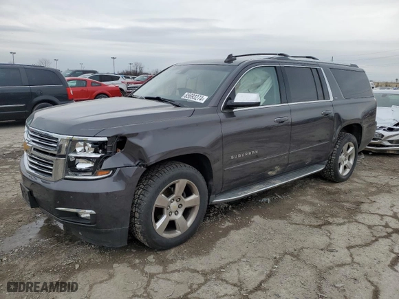 2016 Chevrolet Suburban LTZ with VIN 1GNSKJKC8GR186304, listed as a Copart auction lot 85693274 with 125,707 mi miles and Clean Title. Bid and sale history available at carsss.com. Image 1.