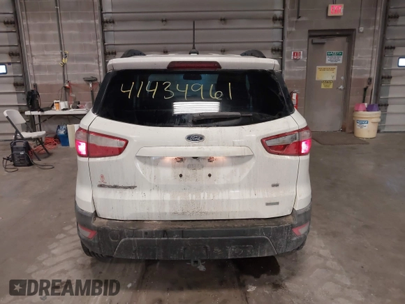 2019 Ford EcoSport SE with VIN MAJ3S2GE5KC290943, listed as a IAAI auction lot 41434961 with 168,376 mi miles and . Bid and sale history available at DreamBid. Image 17.