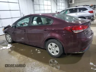 2017 Kia Forte LX with VIN 3KPFK4A76HE161009, listed as a Copart auction lot 45849035 with 164,338 mi miles and Salvage Title. Bid and sale history available at DreamBid. Image 2.