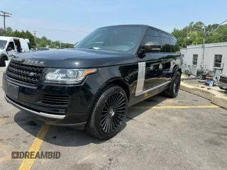 2015 Land Rover Range Rover HSE z VIN SALGS2VF1FA225878, wystawiony jako Copart lot #61029065 z przebiegiem 143 000 mil mil oraz Czysty tytuł • Clean title. Historia ofert i sprzedaży dostępna na DreamBid. Obrazek 1.