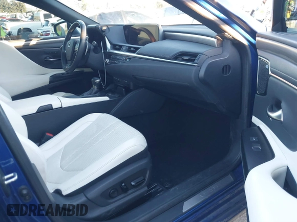 2021 Lexus ES 350 F Sport with VIN 58AHZ1B17MU096457, listed as a IAAI auction lot 41401292 with 38,265 mi miles and . Bid and sale history available at DreamBid. Image 5.
