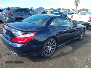 2013 Mercedes-Benz SL-Class SL 63 AMG with VIN WDDJK7EA9DF021219, listed as a IAAI auction lot 41430597 with 98,817 mi miles. Bid and sale history available at carsss.com. Image 4.