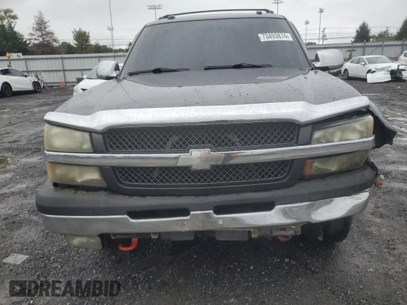 2003 Chevrolet Avalanche with VIN 3GNEK13T63G282096, listed as a Copart auction lot 73493874 with 299,553 mi miles and Salvage Title. Bid and sale history available at carsss.com. Image 5.