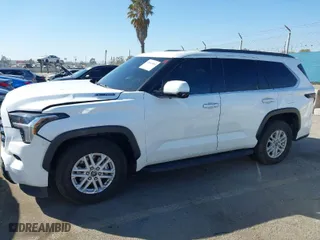 2023 Toyota Sequoia SR5 with VIN 7SVAAABA1PX004224, listed as a IAAI auction lot 41653564 with 55,132 mi miles. Bid and sale history available at carsss.com. Image 14.