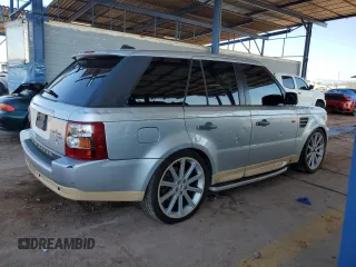 2008 Land Rover Range Rover Sport HSE z VIN SALSK25498A128004, wystawiony jako Copart lot #59326645 z przebiegiem 150 093 mil mil oraz Szkoda całkowita • Salvage title. Historia ofert i sprzedaży dostępna na DreamBid. Obrazek 3.
