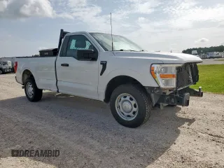 2022 Ford F-150 XL with VIN 1FTMF1C56NKD24644, listed as a Copart auction lot 63307315 with 64,704 mi miles and Salvage title. Bid and sale history available at DreamBid. Image 4.
