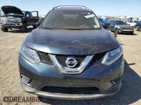 2016 Nissan Rogue SV with VIN KNMAT2MT7GP721008, listed as a Copart auction lot 48559485 with 187,319 mi miles and Salvage Title. Bid and sale history available at carsss.com. Image 5.