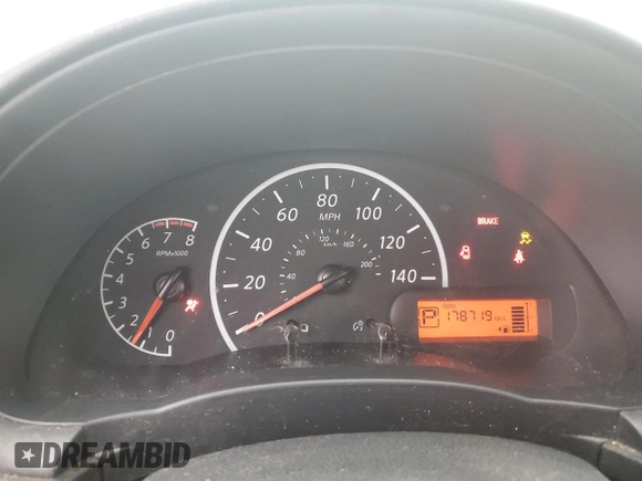2016 Nissan Versa S Plus with VIN 3N1CN7AP3GL916206, listed as a Copart auction lot 81615524 with 178,719 mi miles and Salvage Title. Bid and sale history available at DreamBid. Image 9.