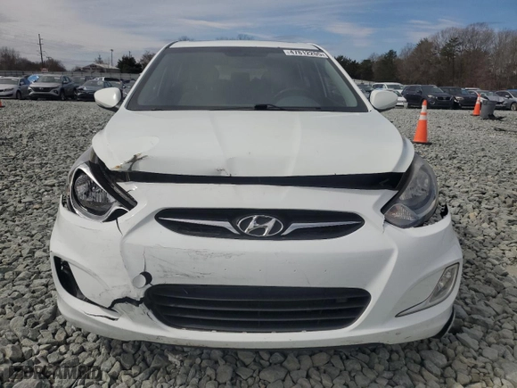 2013 Hyundai Accent SE with VIN KMHCU5AE7DU099371, listed as a Copart auction lot 47812205 with 133,867 mi miles and Salvage Title. Bid and sale history available at carsss.com. Image 5.