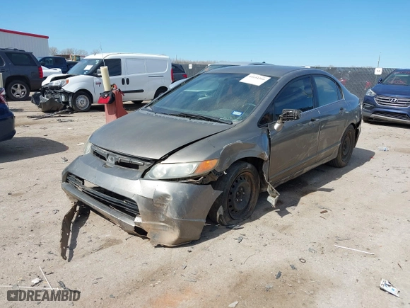 2006 Honda Civic Sdn LX with VIN 1HGFA16566L135606, listed as a IAAI auction lot 41654366 with 196,676 mi miles. Bid and sale history available at carsss.com. Image 17.