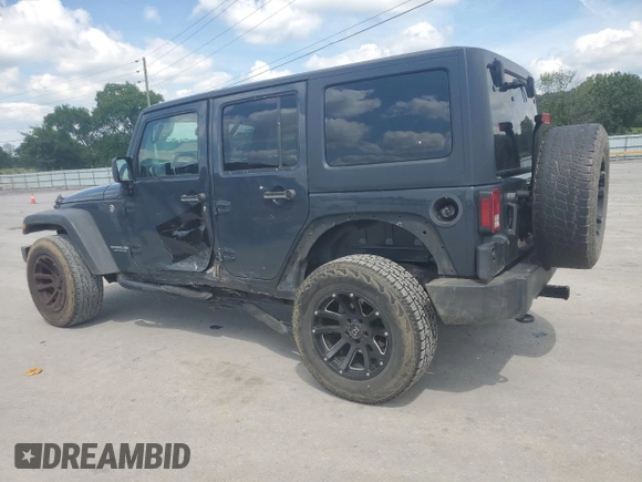 2017 Jeep Wrangler Unlimited Sport z VIN 1C4BJWDG4HL689583, wystawiony jako Copart lot #56117515 z przebiegiem 115 033 mil mil oraz Szkoda całkowita • Salvage title. Historia ofert i sprzedaży dostępna na DreamBid. Obrazek 2.
