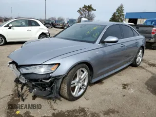 2016 Audi A6 2.0T Premium Plus with VIN WAUGFAFC5GN184589, listed as a Copart auction lot 45788553 with 84,507 mi miles. Bid and sale history available at carsss.com. Image 1.