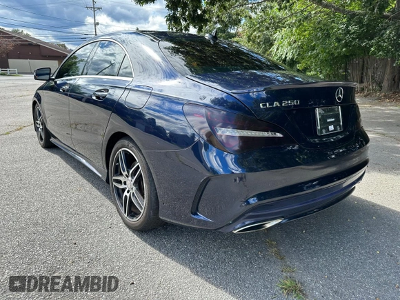 2017 Mercedes-Benz CLA 250 with VIN WDDSJ4GB3HN406508, listed as a Copart auction lot 64348553 with 56,164 mi miles and . Bid and sale history available at DreamBid. Image 3.