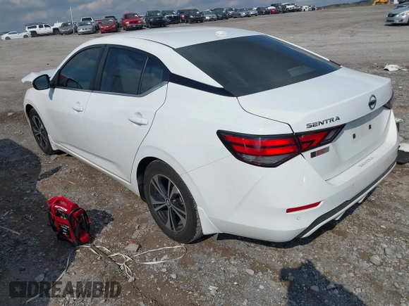 2022 Nissan Sentra SV with VIN 3N1AB8CV5NY299764, listed as a IAAI auction lot 42020411 with 41,171 mi miles and . Bid and sale history available at DreamBid. Image 3.