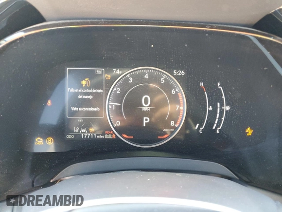 2024 Lexus RX 350 with VIN JTJCHMAA4R2017497, listed as a Copart auction lot 61495545 with 17,711 mi miles and Salvage title. Bid and sale history available at DreamBid. Image 9.