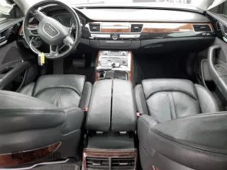 2014 Audi A8 3.0T z VIN WAURGAFD1EN003340, wystawiony jako Copart lot #47531465 z przebiegiem Nie podano mil oraz Szkoda całkowita • Salvage title. Historia ofert i sprzedaży dostępna na DreamBid. Obrazek 8.