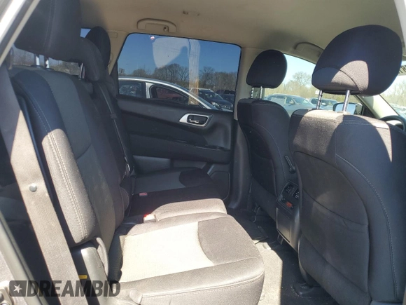 2017 Nissan Pathfinder S with VIN 5N1DR2MN1HC697435, listed as a Copart auction lot 48138225 with 128,782 mi miles and Salvage title. Bid and sale history available at DreamBid. Image 11.