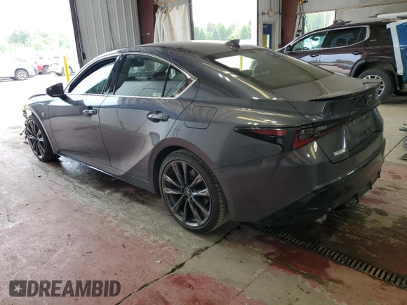 2021 Lexus IS 350 F Sport z VIN JTHGZ1E20M5022902, wystawiony jako Copart lot #59659705 z przebiegiem 59 949 mil mil oraz Szkoda całkowita • Salvage title. Historia ofert i sprzedaży dostępna na DreamBid. Obrazek 2.