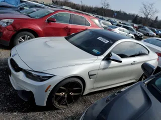 2018 BMW M4 with VIN WBS4Y9C52JAC87077, listed as a Copart auction lot 44323394 with 18,253 mi miles. Bid and sale history available at carsss.com. Image 2.