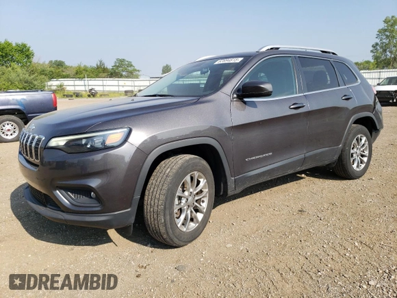 2020 Jeep Cherokee Latitude Plus z VIN 1C4PJMLB0LD619601, wystawiony jako Copart lot #62694815 z przebiegiem 42 385 mil mil oraz Szkoda całkowita • Salvage title. Historia ofert i sprzedaży dostępna na DreamBid. Obrazek 1.