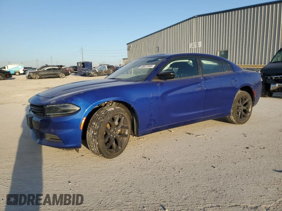 2022 Dodge Charger SXT with VIN 2C3CDXBGXNH205983, listed as a Copart auction lot 48627095 with 31,347 mi miles and Salvage Title. Bid and sale history available at DreamBid. Image 1.