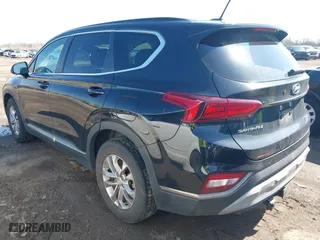 2019 Hyundai Santa Fe SE with VIN 5NMS23AD0KH023450, listed as a IAAI auction lot 41971233 with 52,109 mi miles. Bid and sale history available at carsss.com. Image 3.