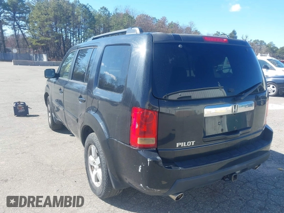 2009 Honda Pilot EX-L with VIN 5FNYF48599B023705, listed as a IAAI auction lot 41904286 with 142,140 mi miles. Bid and sale history available at carsss.com. Image 3.