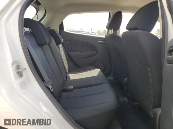2013 Mazda Mazda2 Sport with VIN JM1DE1KZ4D0164328, listed as a Copart auction lot 53372705 with 10,796 mi miles and Salvage Title. Bid and sale history available at carsss.com. Image 10.