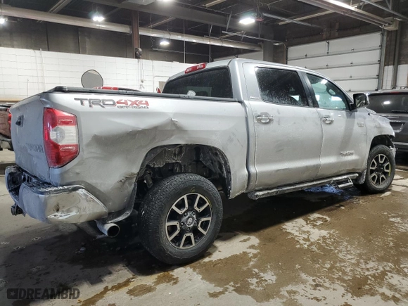 2019 Toyota Tundra 4WD SR5 with VIN 5TFHY5F1XKX777501, listed as a Copart auction lot 45888915 with 145,043 mi miles and Salvage Title. Bid and sale history available at carsss.com. Image 3.