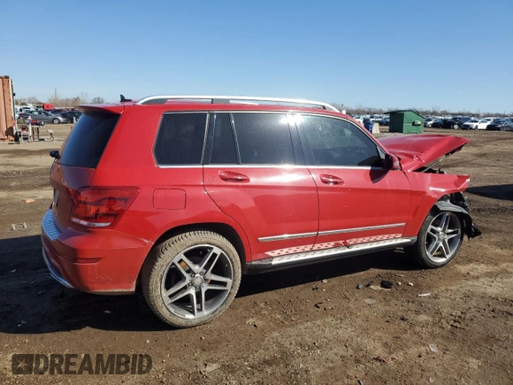 2013 Mercedes-Benz GLK 350 with VIN WDCGG5HB4DG109825, listed as a Copart auction lot 47560775 with 105,688 mi miles and Salvage Title. Bid and sale history available at DreamBid. Image 3.