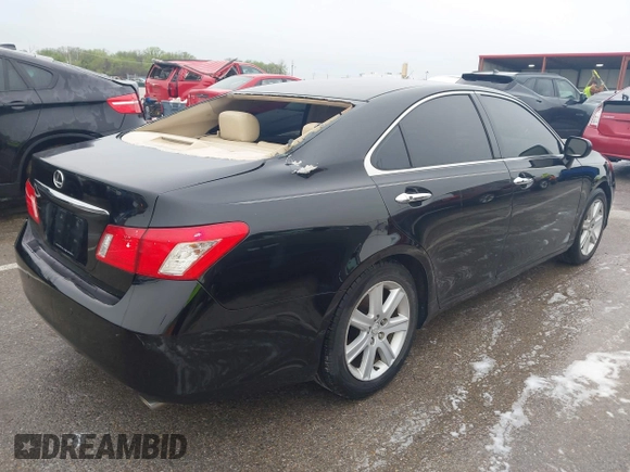 2009 Lexus ES 350 with VIN JTHBJ46G192320347, listed as a IAAI auction lot 41955969 with 140,711 mi miles. Bid and sale history available at carsss.com. Image 4.