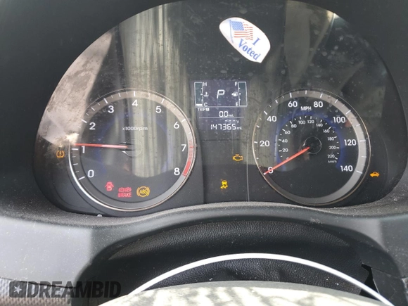 2016 Hyundai Accent SE with VIN KMHCT4AE5GU143899, listed as a Copart auction lot 53070955 with 147,365 mi miles and Salvage Title. Bid and sale history available at DreamBid. Image 9.