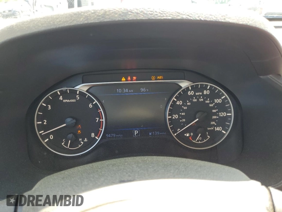 2025 Nissan Altima SV with VIN 1N4BL4DV7SN305763, listed as a Copart auction lot 52828815 with 9,479 mi miles and Clean Title. Bid and sale history available at DreamBid. Image 9.