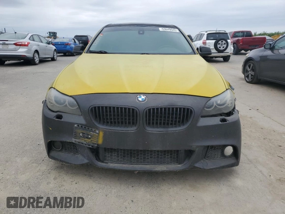 2011 BMW 5 Series 528i with VIN WBAFR1C54BC742994, listed as a Copart auction lot 53649945 with 133,314 mi miles and Salvage Title. Bid and sale history available at carsss.com. Image 5.