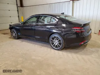 2023 Genesis G70 2.0T with VIN KMTG34TA2PU135177, listed as a Copart auction lot 46013024 with 242 mi miles. Bid and sale history available at carsss.com. Image 2.