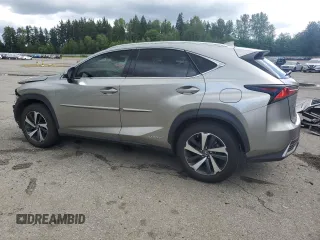 2021 Lexus NX 300h with VIN JTJGJRDZ2M2167458, listed as a Copart auction lot 57650945 with 14,653 mi miles and Salvage title. Bid and sale history available at DreamBid. Image 2.