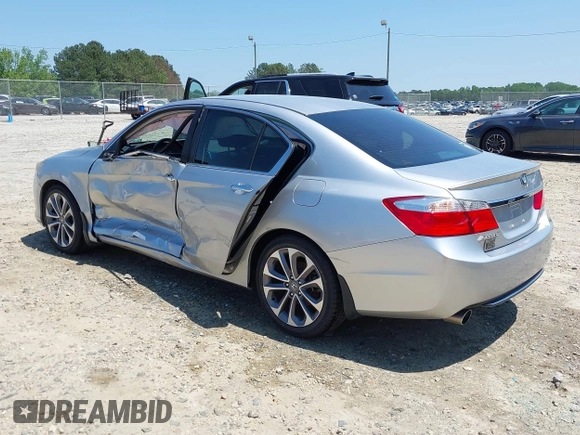 2013 Honda Accord Sport with VIN 1HGCR2F57DA156040, listed as a IAAI auction lot 42139614 with 129,771 mi miles and . Bid and sale history available at DreamBid. Image 3.