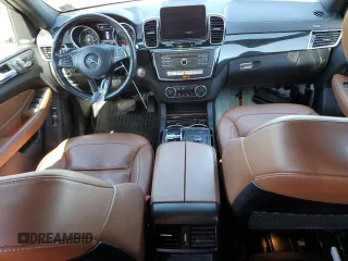 2017 Mercedes-Benz GLS 450 with VIN 4JGDF6EE6HA820771, listed as a Copart auction lot 45263644 with 81,927 mi miles and . Bid and sale history available at DreamBid. Image 8.