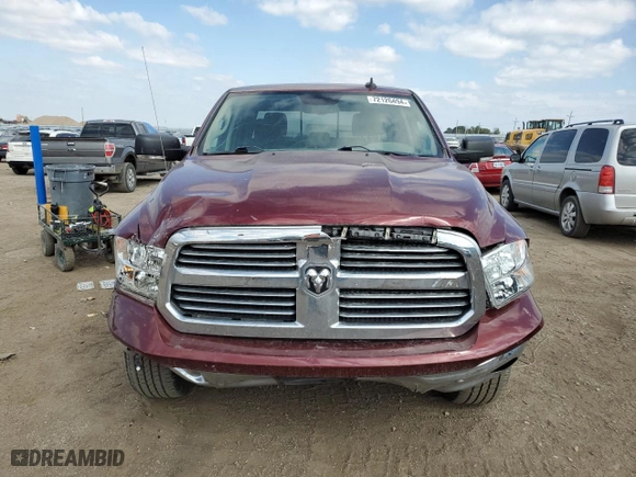 2017 Ram 1500 Big Horn with VIN 3C6RR7LT8HG506699, listed as a Copart auction lot 72126494 with 49,048 mi miles and Salvage Title. Bid and sale history available at carsss.com. Image 5.