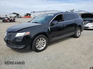 2018 Lincoln MKT with VIN 2LMHJ5NK9JBL00840, listed as a Copart auction lot 49354005 with 259,267 mi miles and Salvage Title. Bid and sale history available at carsss.com. Image 1.