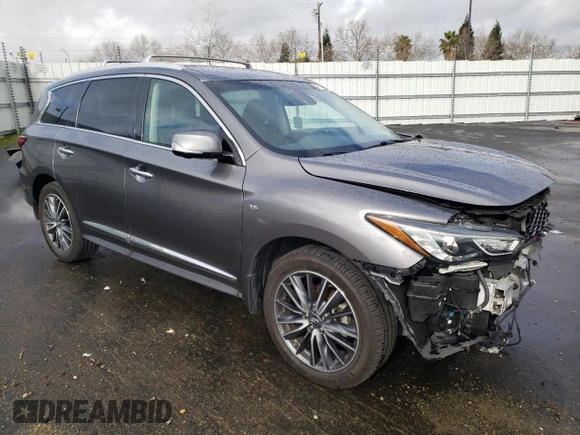 2017 Infiniti QX60 with VIN 5N1DL0MM2HC507316, listed as a Copart auction lot 49079265 with 106,287 mi miles and Salvage Title. Bid and sale history available at carsss.com. Image 4.