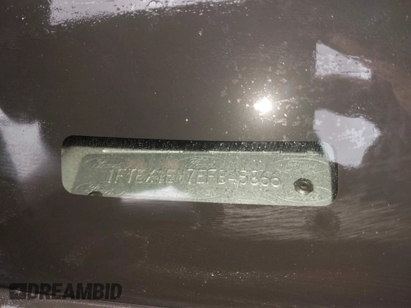 2014 Ford F-150 XL with VIN 1FTEX1EM7EFB45866, listed as a IAAI auction lot 41514448 with 114,722 mi miles and . Bid and sale history available at DreamBid. Image 9.