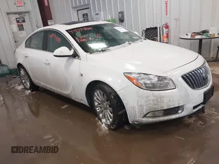 2011 Buick Regal CXL RL4 with VIN W04GS5EC7B1025803, listed as a IAAI auction lot 41519400 with 128,726 mi miles. Bid and sale history available at carsss.com. Image 1.