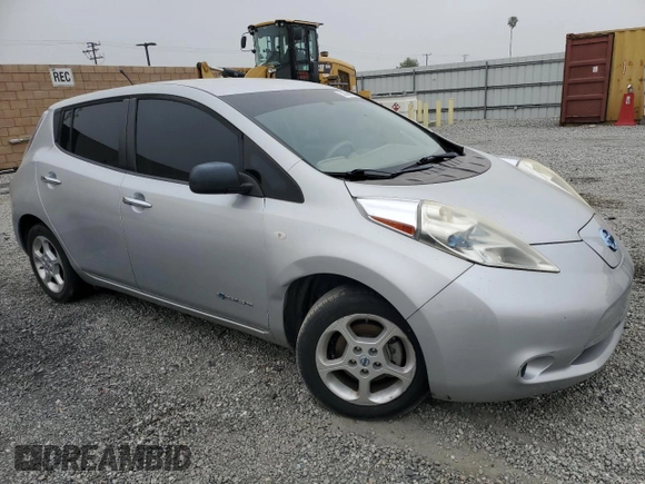 2012 Nissan LEAF SL with VIN JN1AZ0CP8CT016245, listed as a Copart auction lot 53084645 with 67,310 mi miles and Clean Title. Bid and sale history available at DreamBid. Image 4.