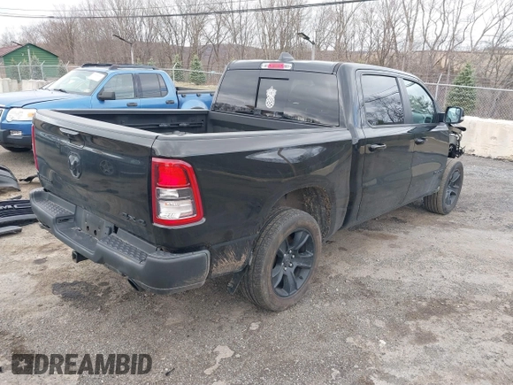 2020 Ram 1500 Big Horn with VIN 1C6SRFFT6LN183373, listed as a IAAI auction lot 41777408 with 43,457 mi miles. Bid and sale history available at carsss.com. Image 4.