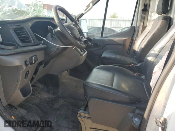 2023 Ford Transit Cargo with VIN 1FTBR1C82PKB25179, listed as a Copart auction lot 64972374 with 89,944 mi miles and Salvage Title. Bid and sale history available at DreamBid. Image 7.
