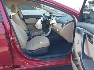 2012 Hyundai Elantra GLS with VIN KMHDH4AE1CU471370, listed as a IAAI auction lot 41759655 with 57,535 mi miles. Bid and sale history available at carsss.com. Image 5.